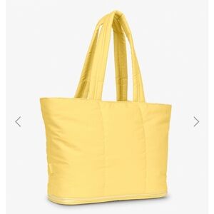 Calpak Expandable Luka Tote in Butter Yellow